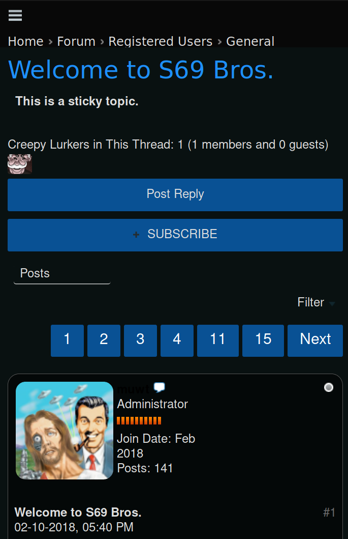 Standing69 Mobile Alien Poop Theme