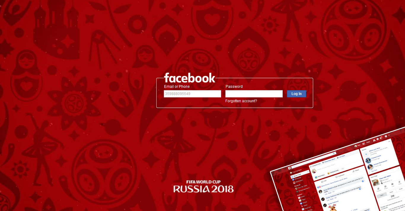 2018 FIFA World Cup Russia for Facebook.com