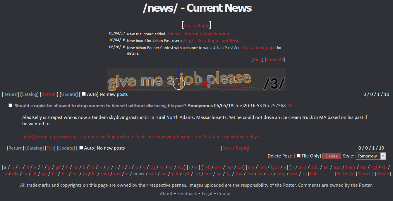 4Chan Minimal Alternate