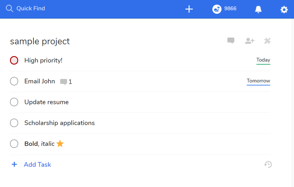 Rachel's Todoist