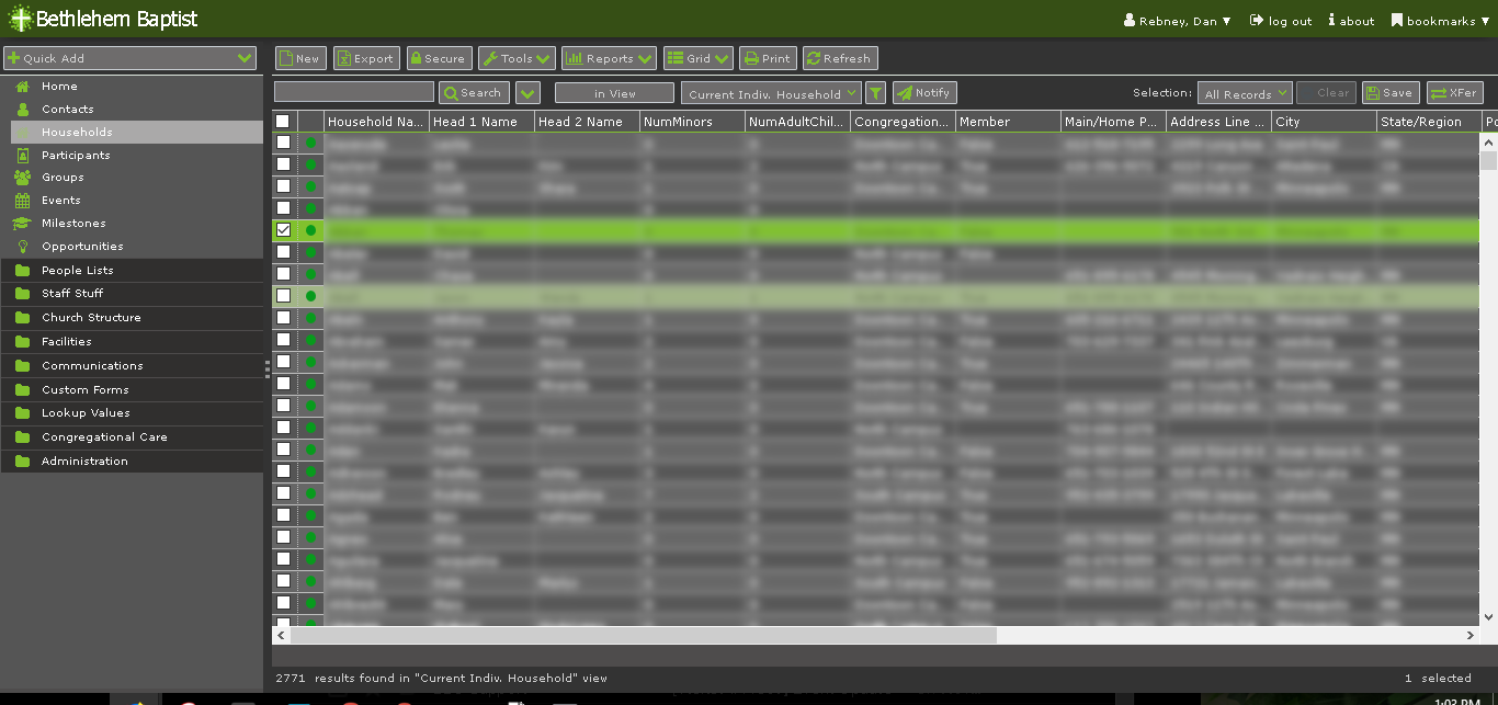 BBC MinistryPlatform Dark