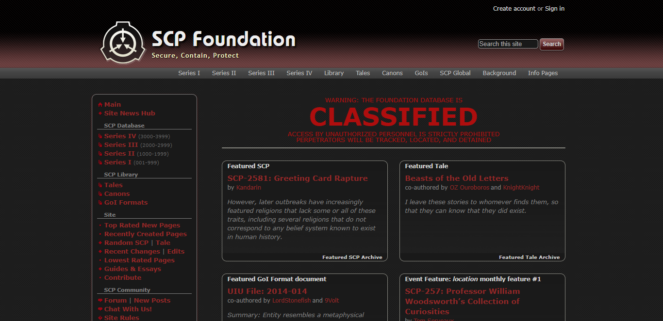 Updated SCP Wiki Night Mode (READ THE DESCRIPTION)