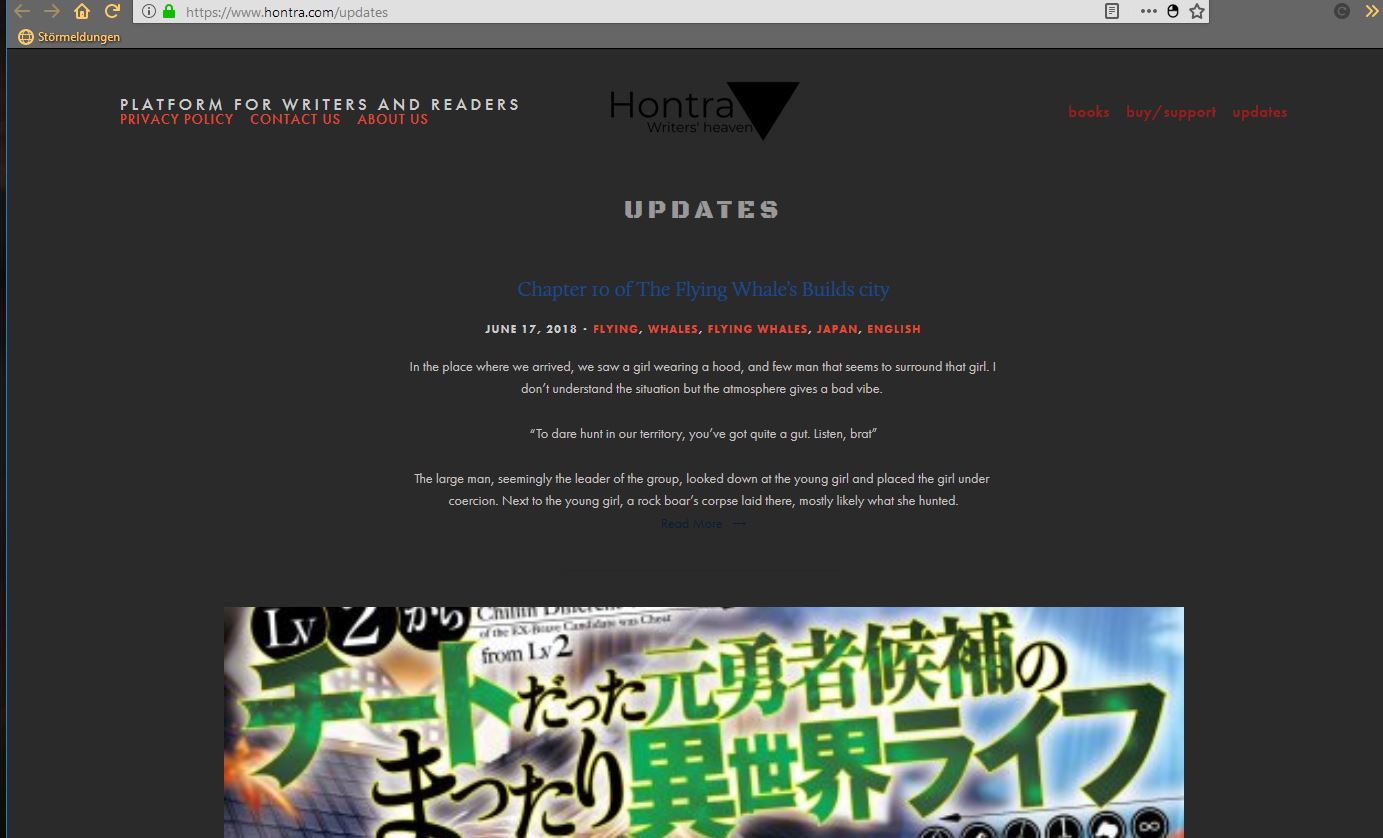 hontra.com dark theme