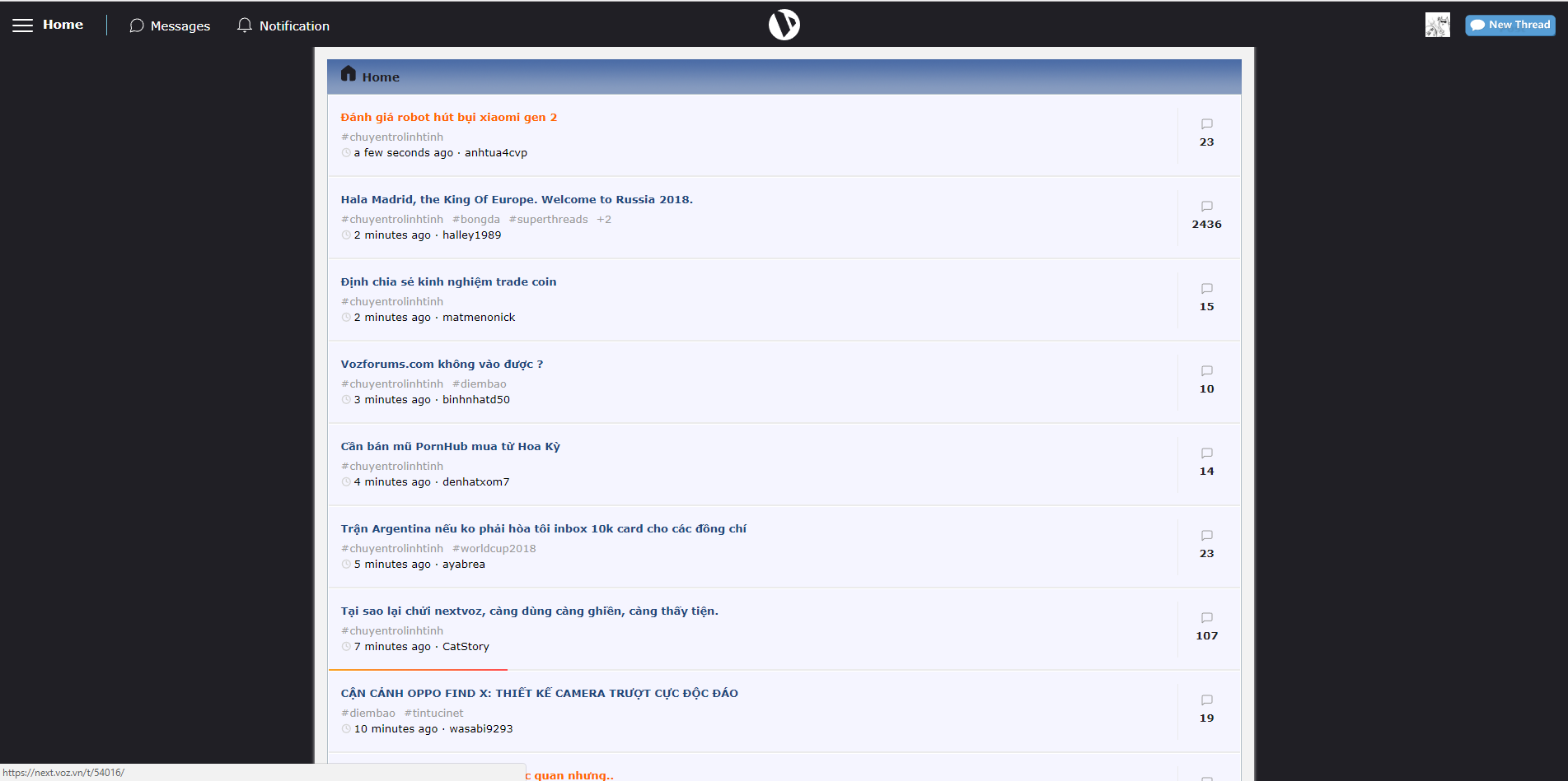 Vozforums Style for Next Voz