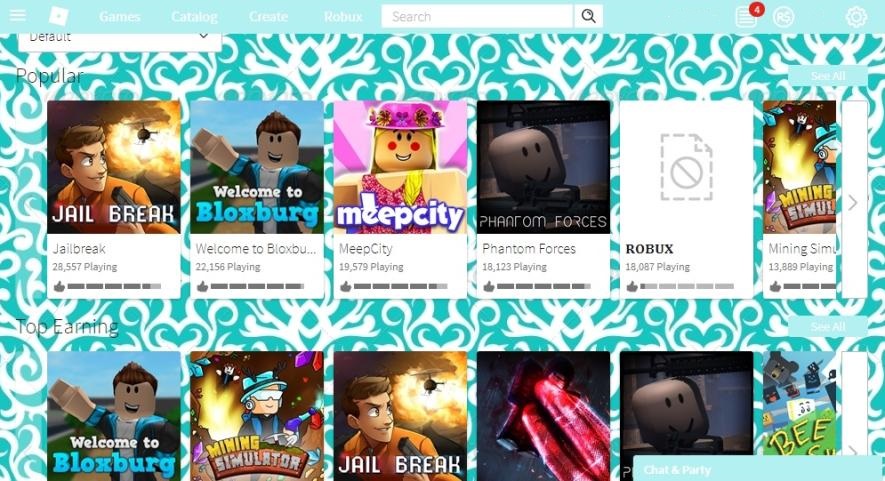 Light Blue Roblox Theme