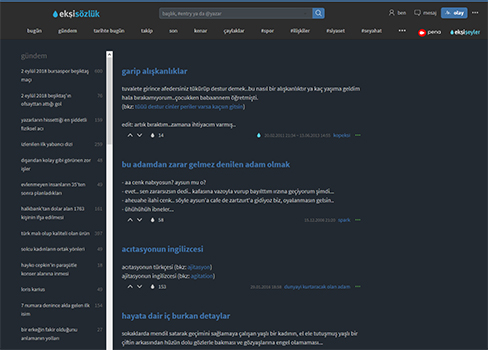 Ekşi Sözlük Nightblue