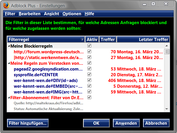 Black Vista -  Adblock Plus