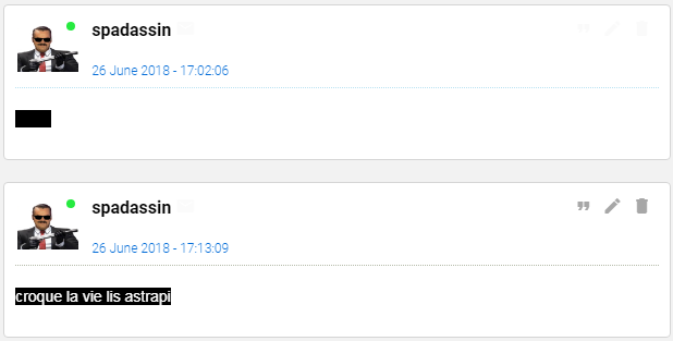 la fonction spoil enfin disponible