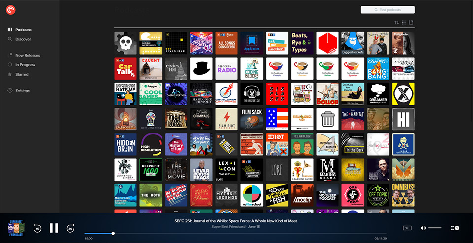 PocketCasts - Beta (Dark)