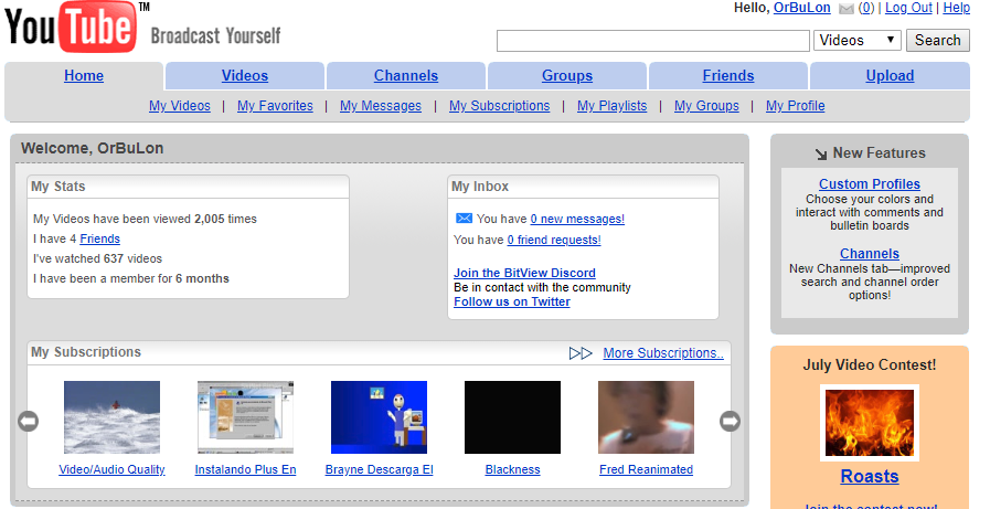 2006 YouTube logo for BitView
