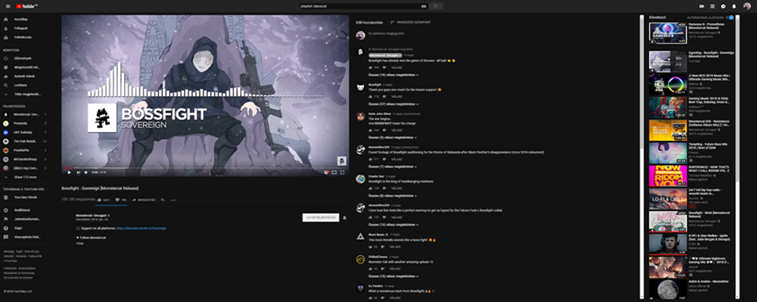 UW YouTube 3440x1440 - UltraWide player UI