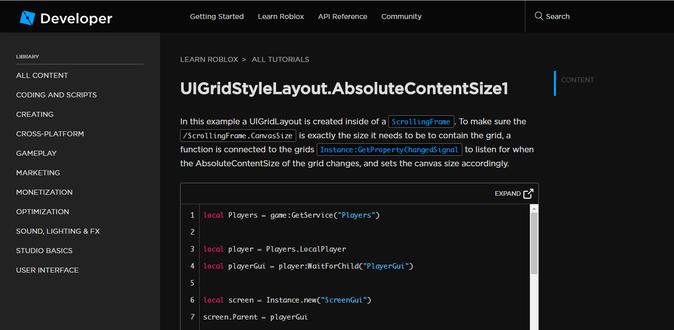 Dark mode for robloxdev.com (v1.0.3)