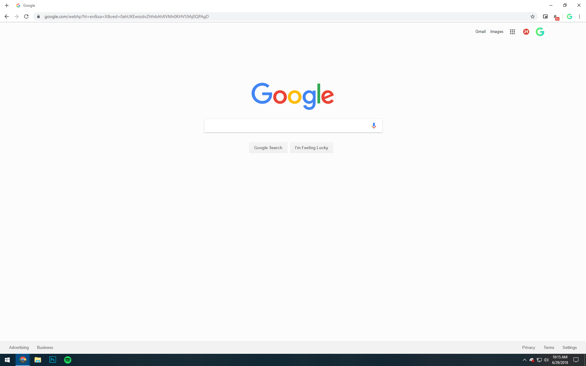 Google - Centered