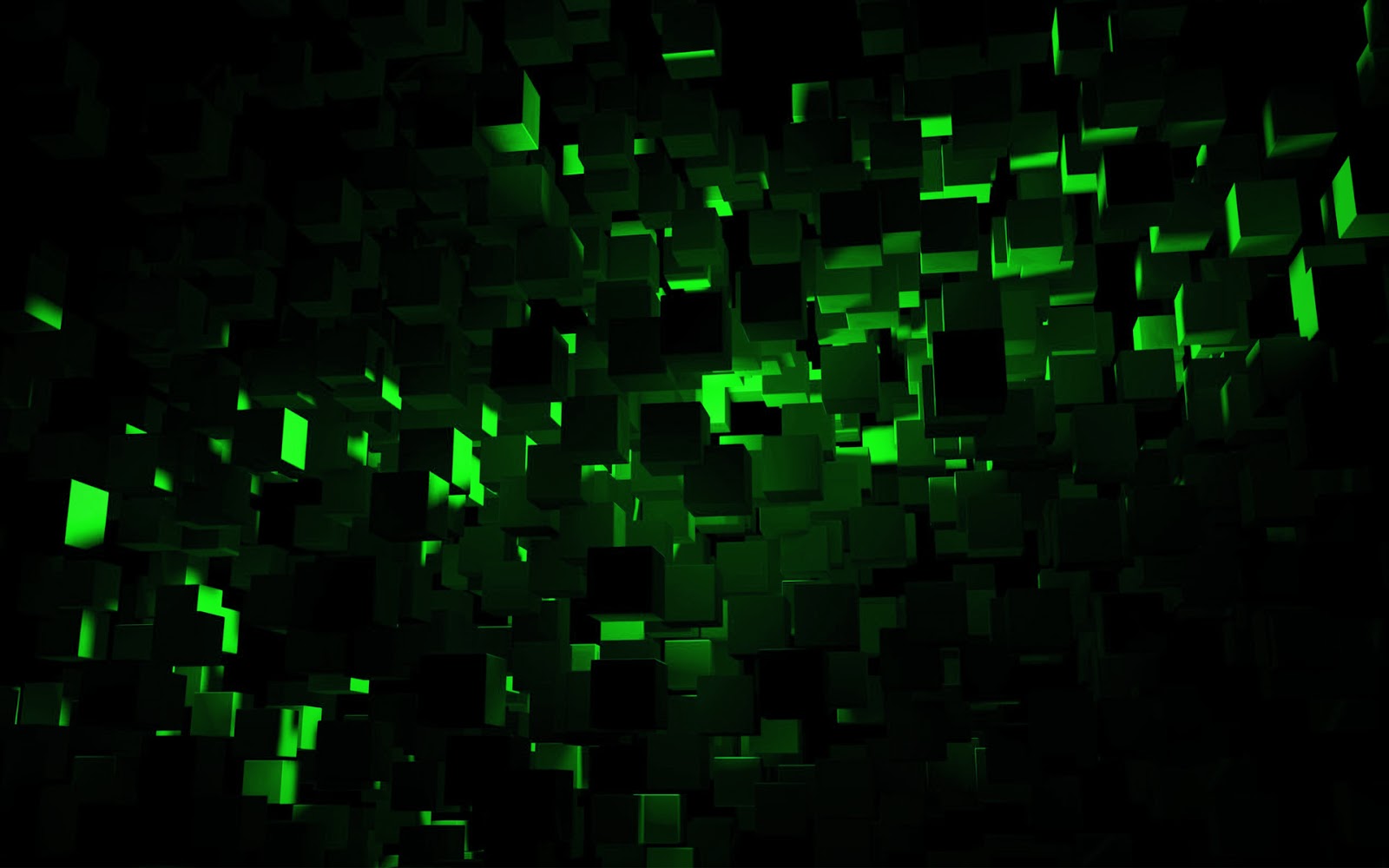 Green and black