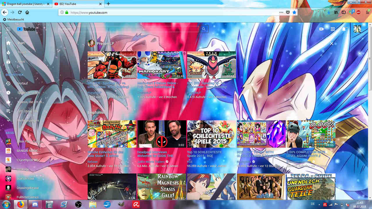 Dragon ball youtube