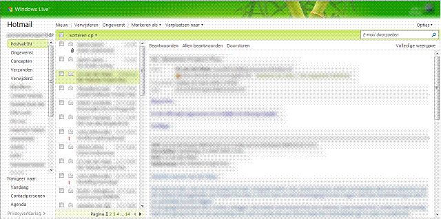 New Windows Live Hotmail + Calendar + Home cleaner