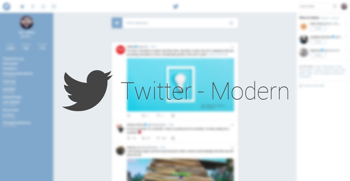 Twitter - Modern