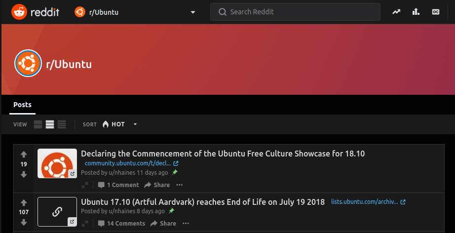 Ubuntu Font for Reddit