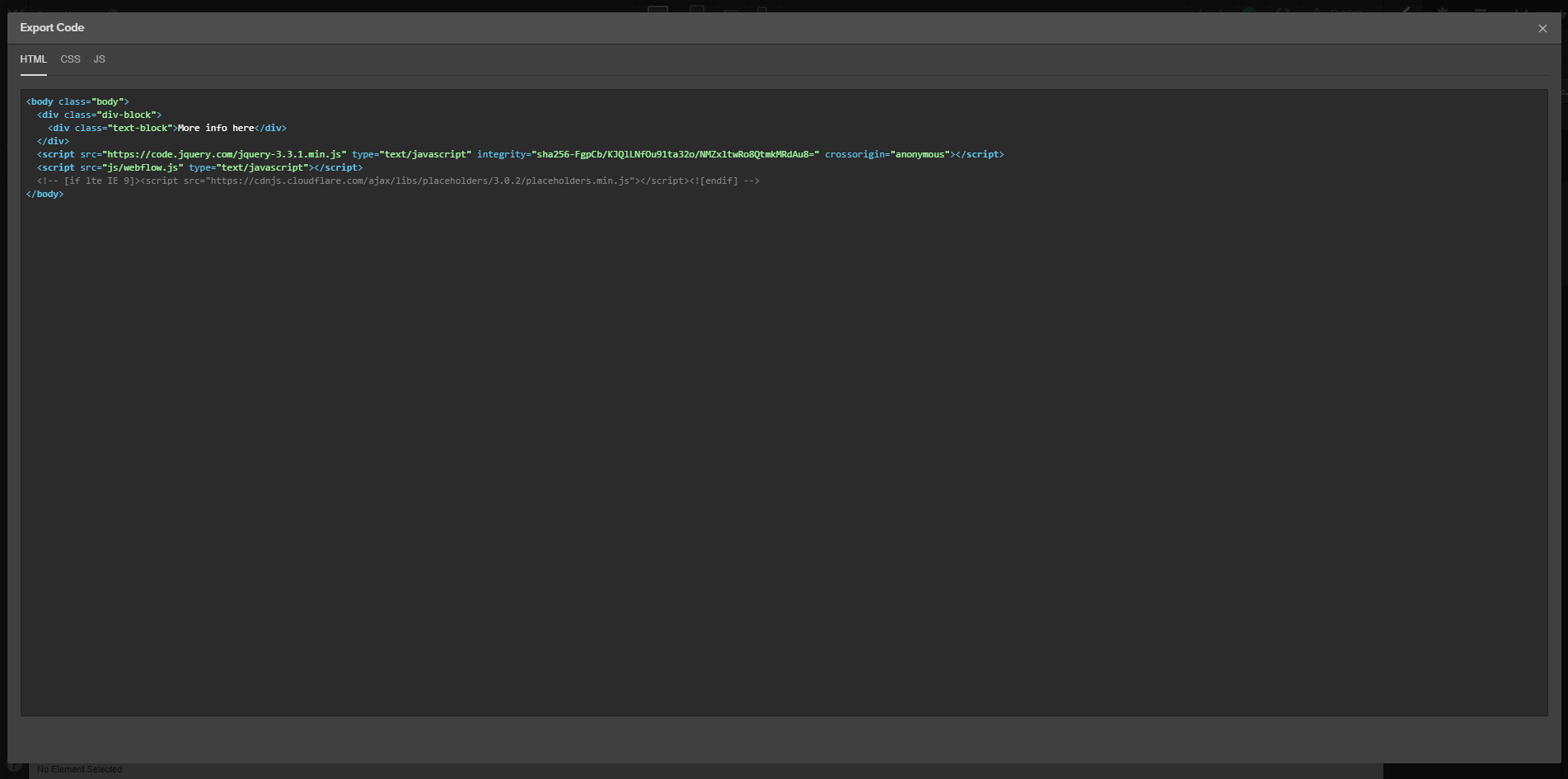 Webflow - copy/paste with FREE account