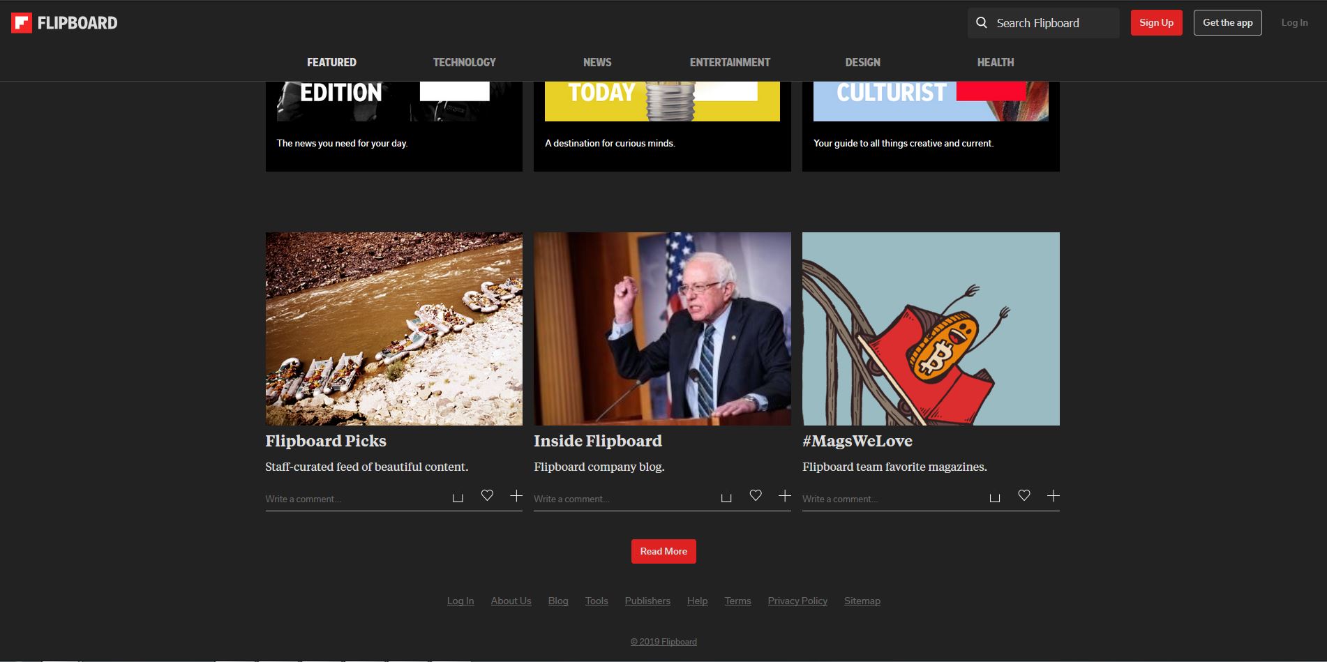 Flipboard Dark
