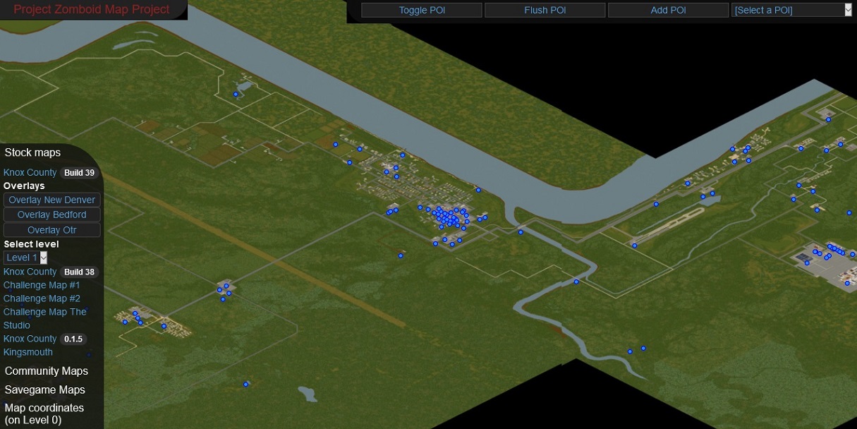 Project Zomboid Clean Map