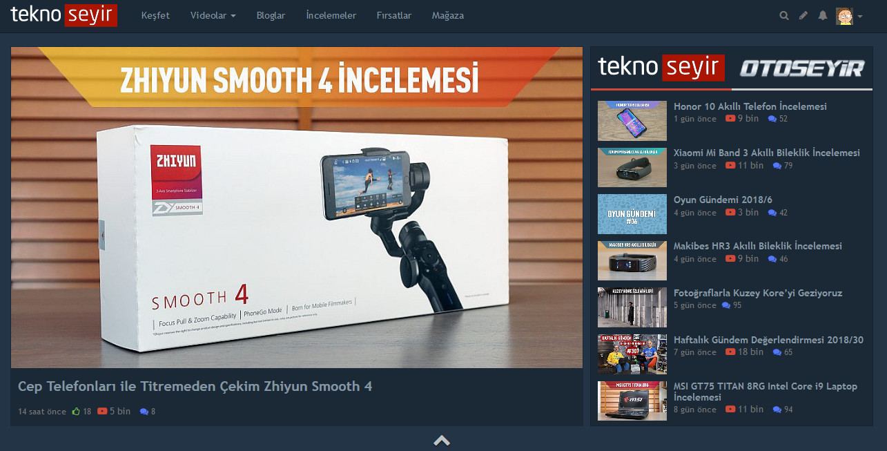 teknoseyir night mode