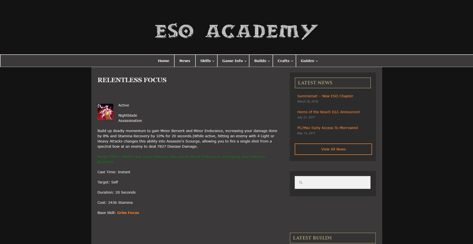 ESO Academy Dark
