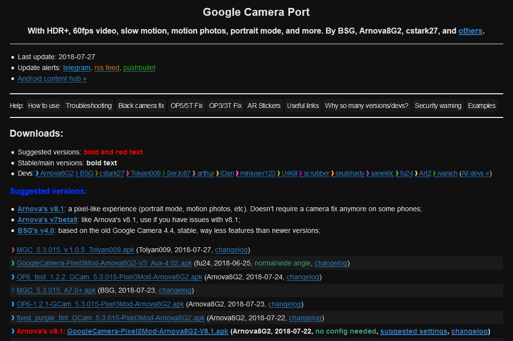 Dark Google Camera Port