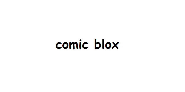 Comic Blox :D