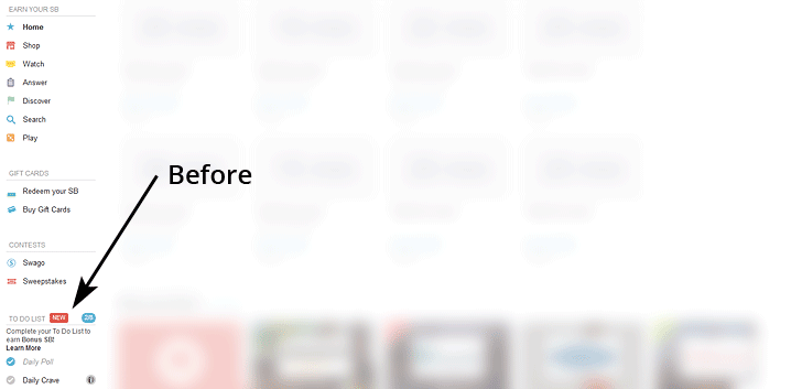 Swagbucks - Move Up TODO List