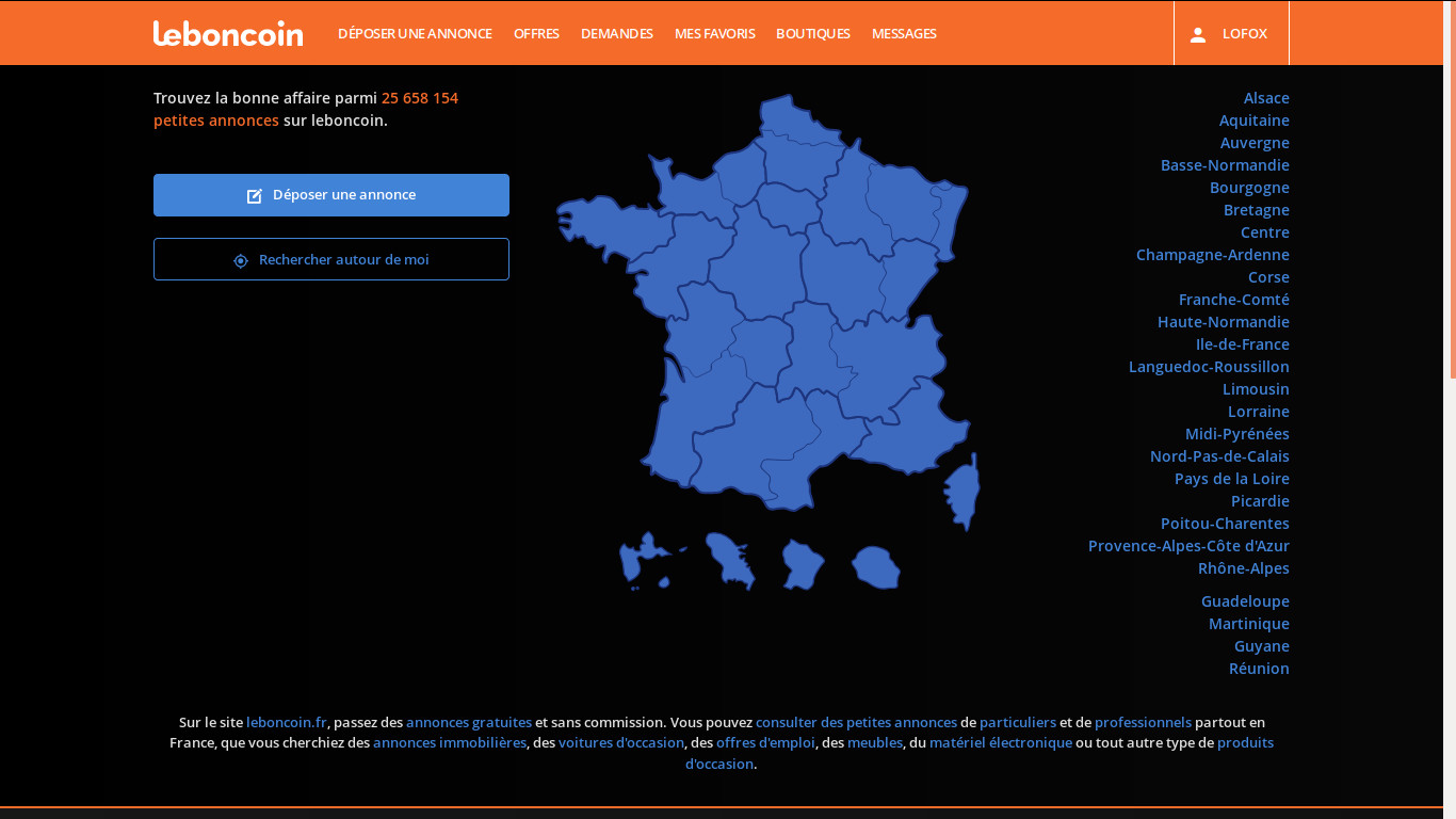 Le Bon Coin 2018 Thème Noir