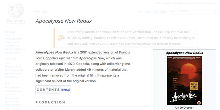 Wikipedia Redux