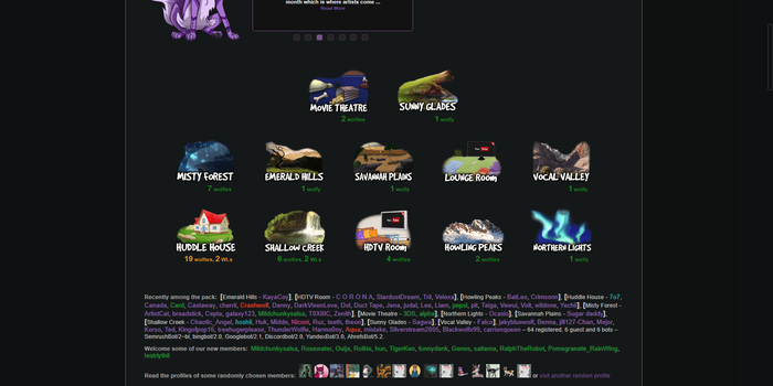 Purple Wolfing