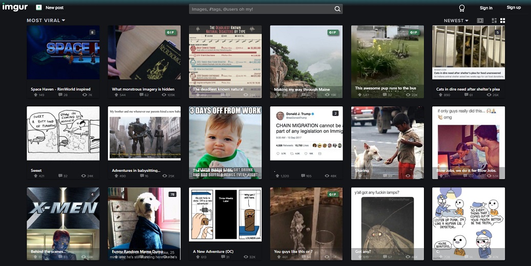 Imgur Streamlined