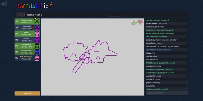 Dark skribbl.io