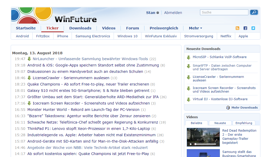 WinFuture.de Tweaks