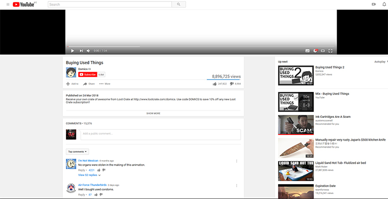 YouCenter - Centered Youtube for 1080p screens