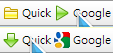 Bookmarks Toolbar - Hover icon