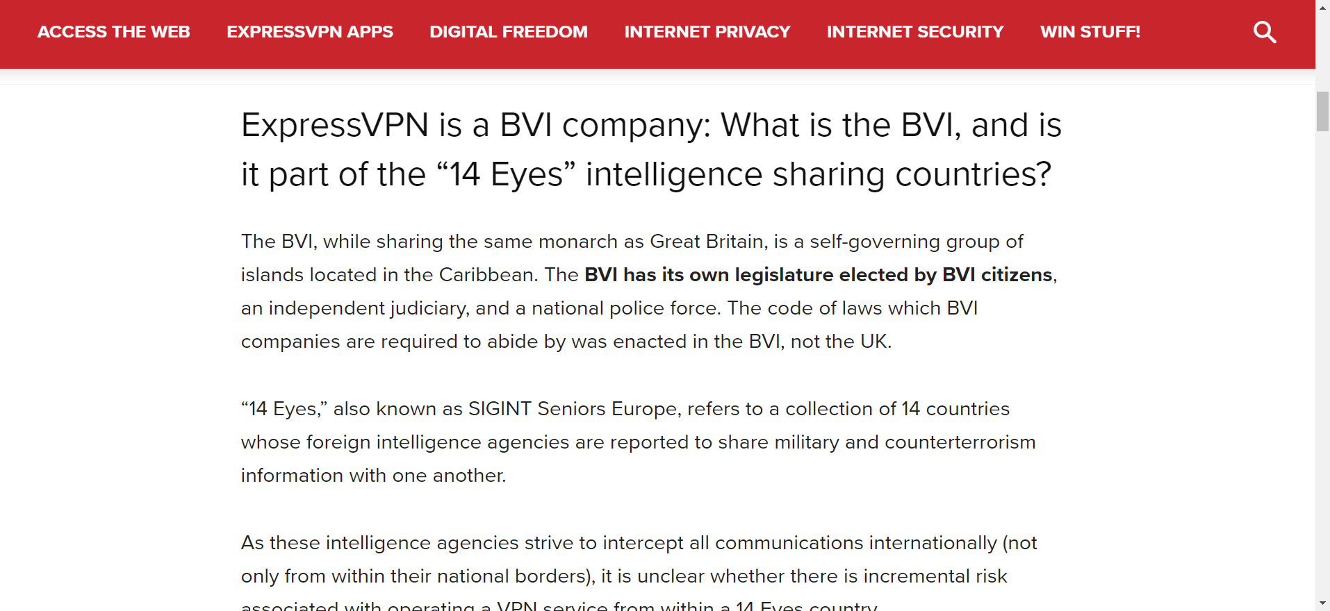 expressvpn blog small navbar only