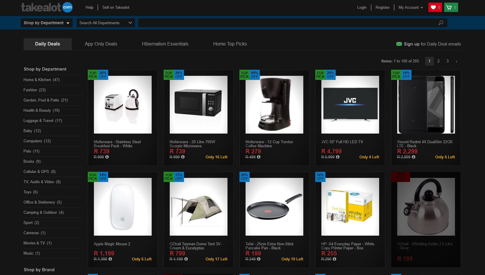 Takealot Dark