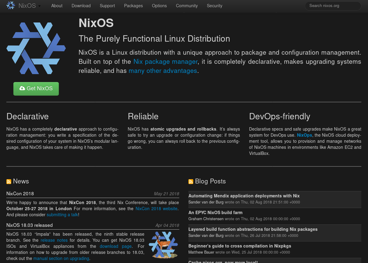 Dark NixOS