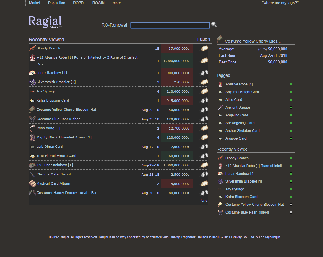 dark ragial