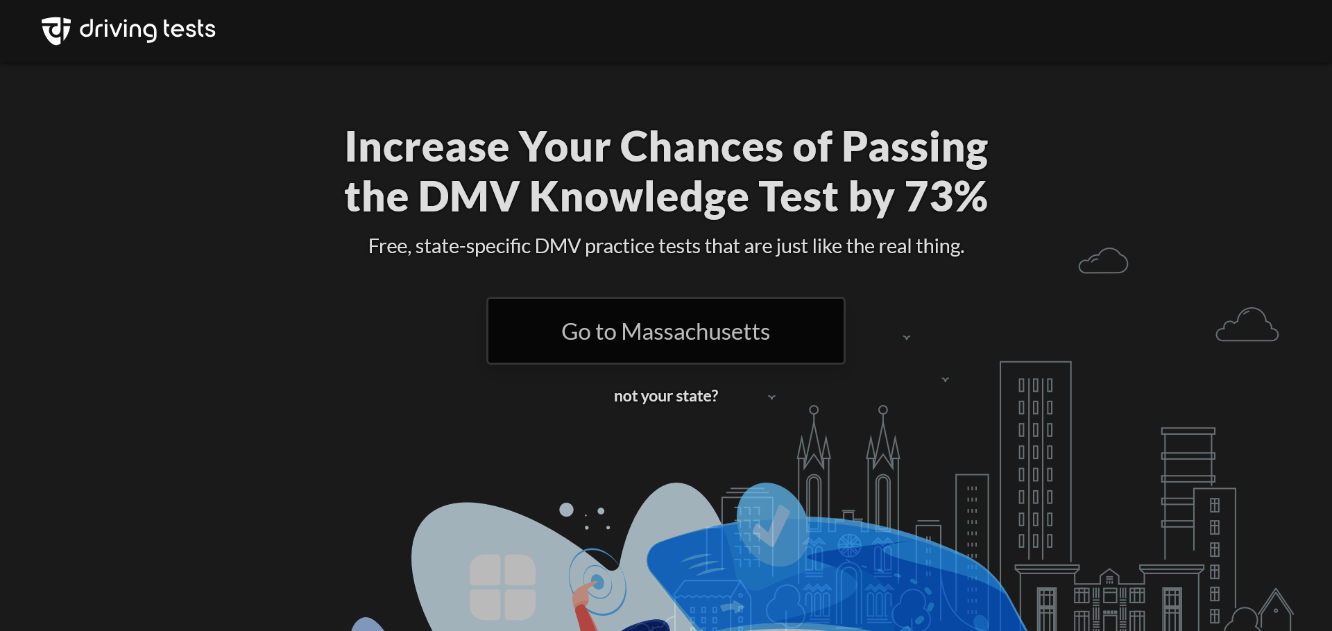 driving-tests.org Dark Theme