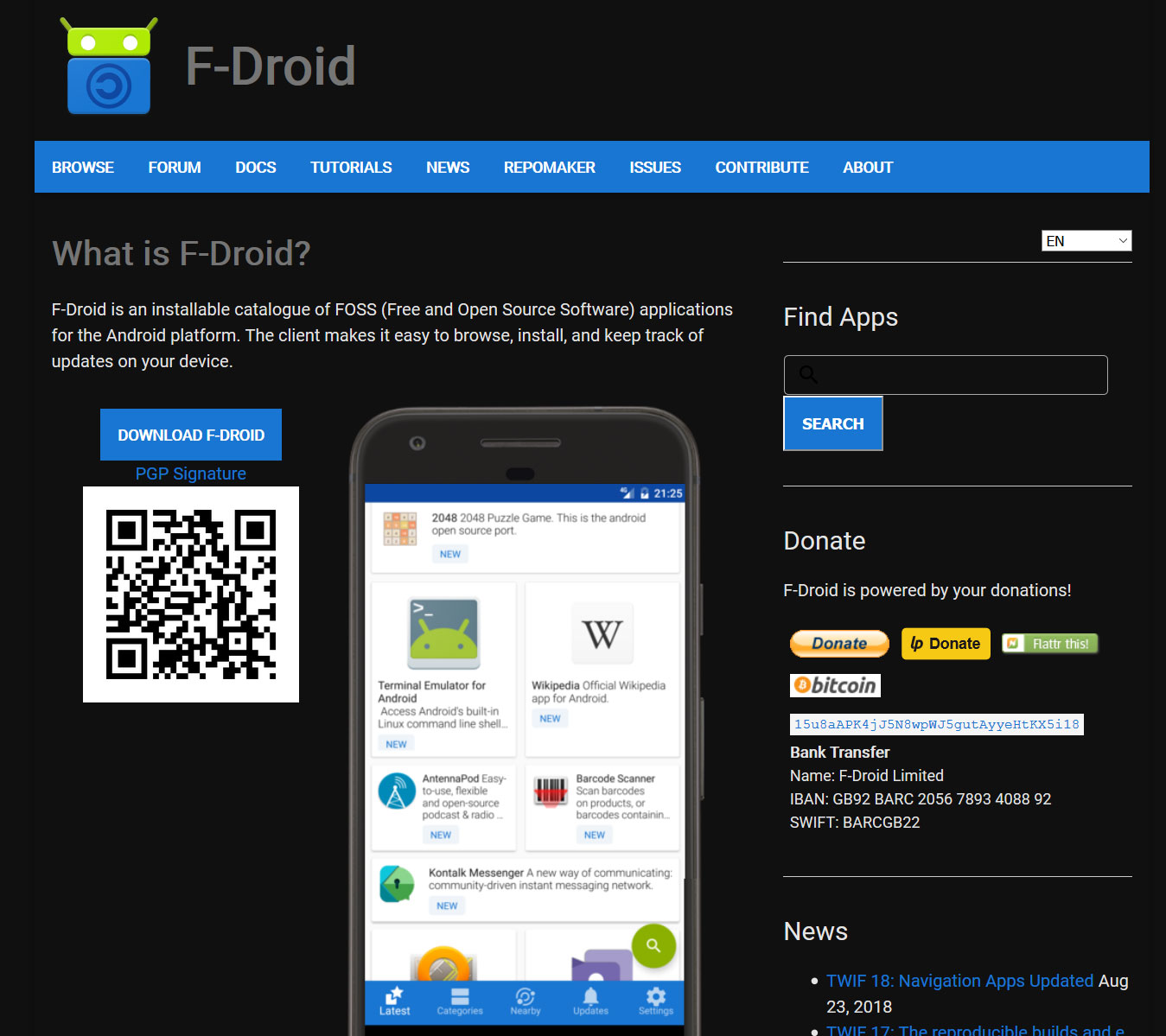 Dark F-Droid