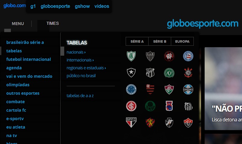 GloboEsporte Dark - UvaDownloads