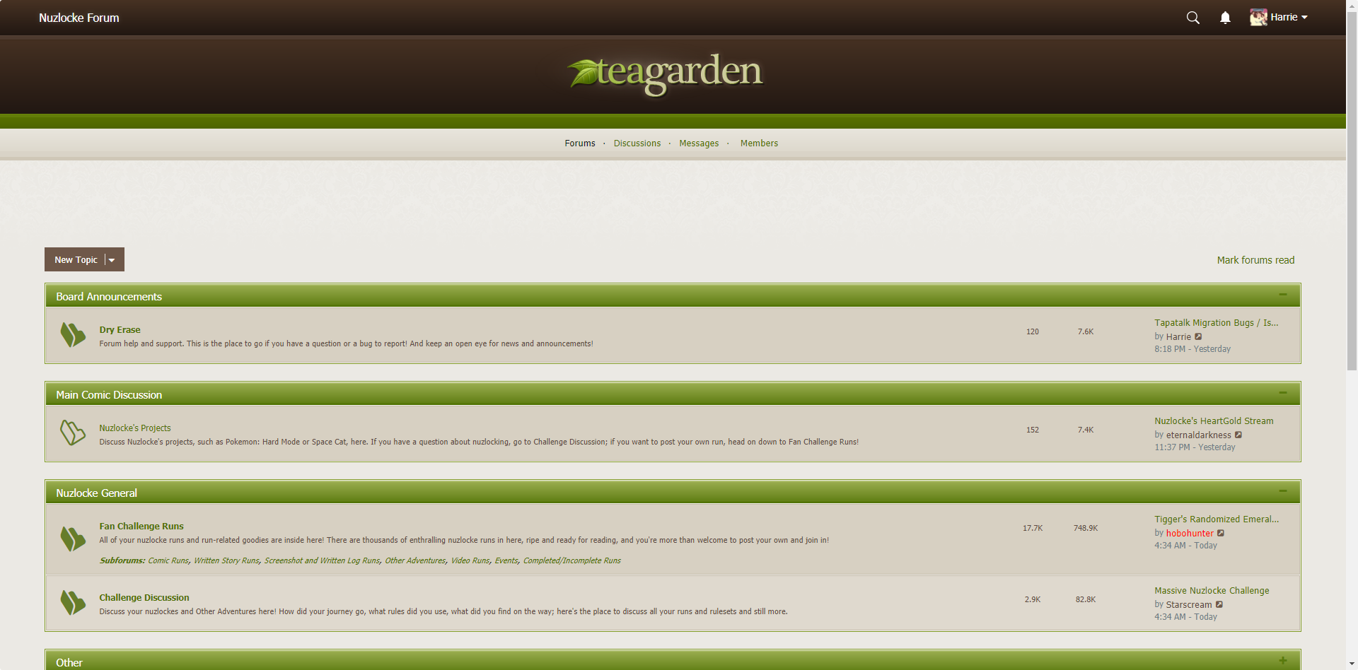 nuzforums tea garden