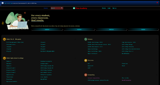 Khan Academy by BamaBraves