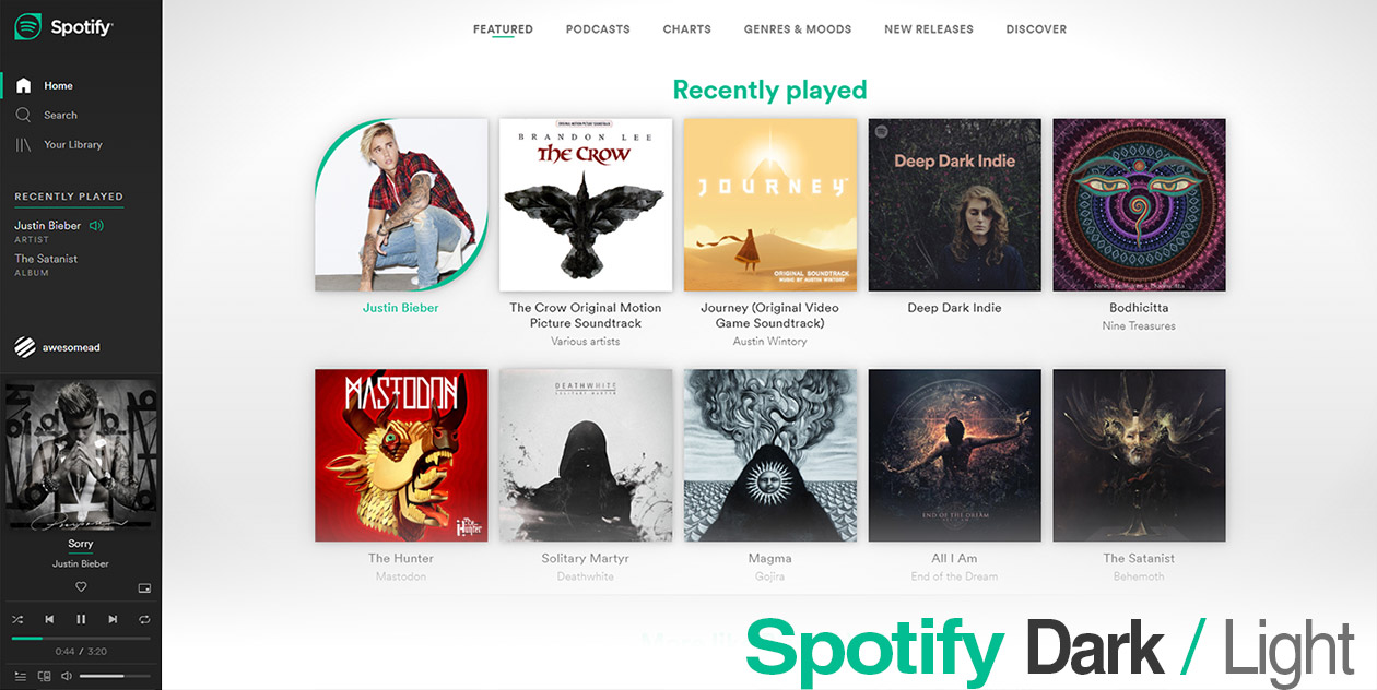 Spotify Dark/Light