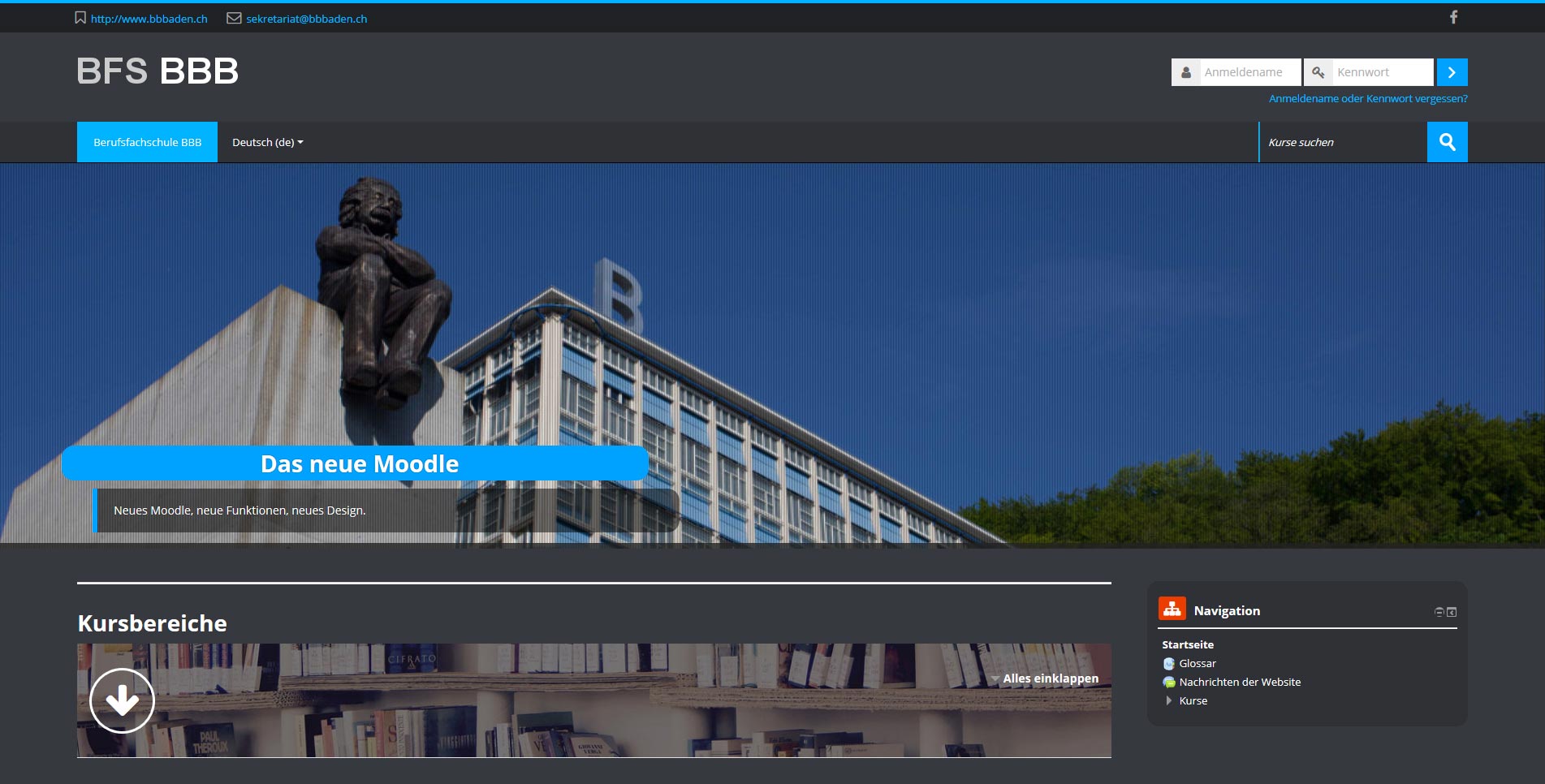 Moodle Dark-Style (BBBaden)