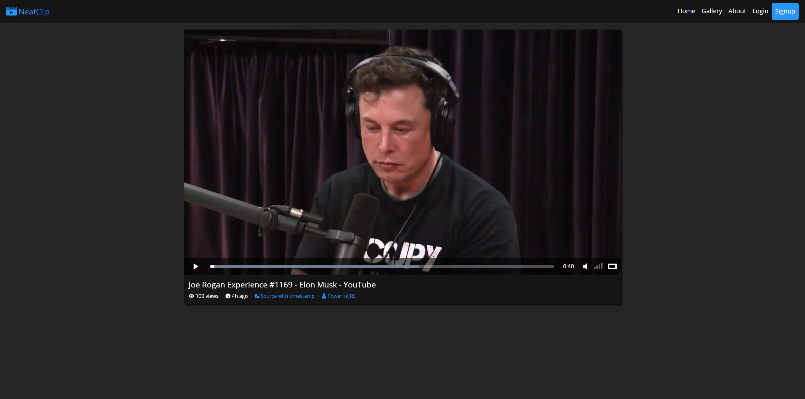Neatclip Dark mode for clips